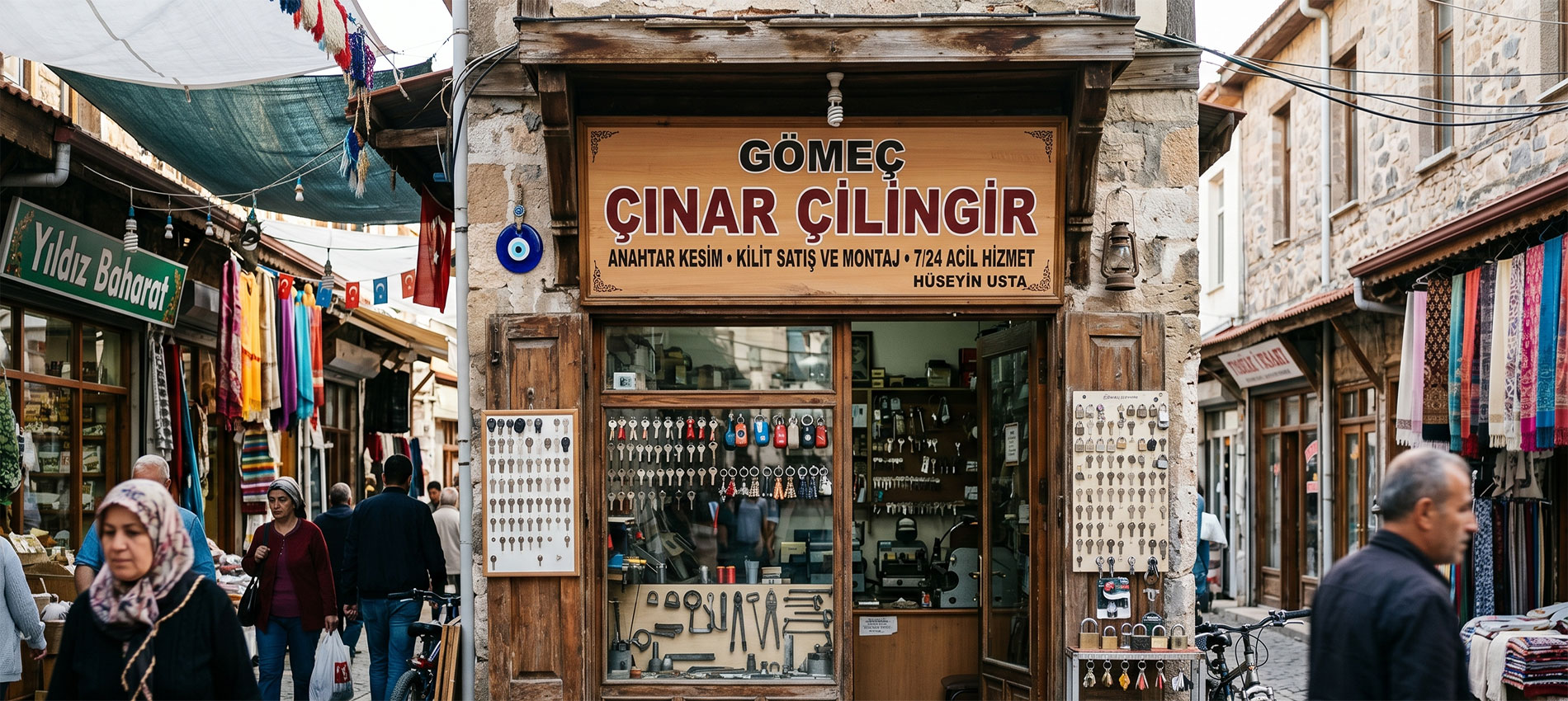 Gömeç acil çilingir kapı açma ve kilit değişimi